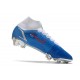 Nike Mercurial Superfly 8 Elite DF FG Blu Bianco Rosso