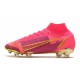 Nike Mercurial Superfly 8 Elite DF FG Rosa Nero Oro