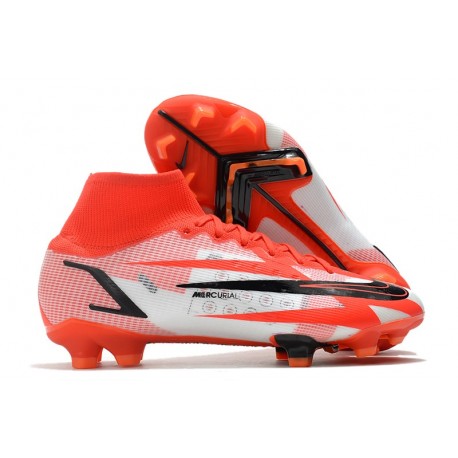 Nike Superfly 8 Spark Positivity CR7 Elite FG Cile Rosso Bianco Nero