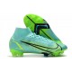 Nike Mercurial Superfly 8 Elite DF FG Turchese Dinamico Lime Glow