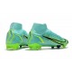 Nike Mercurial Superfly 8 Elite DF FG Turchese Dinamico Lime Glow