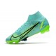 Nike Mercurial Superfly 8 Elite DF FG Turchese Dinamico Lime Glow