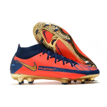 Nike Phantom GT Elite Dynamic Fit FG Arancio Blu Oro