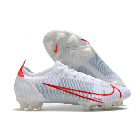 Nike Mercurial Vapor 14 Elite FG Bianco Rosso