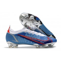 Nike Mercurial Vapor 14 Elite FG Blu Argento Rosso