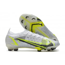 Nike Mercurial Vapor XIV Elite FG Bianco Nero Metallic Argento Volt