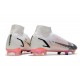 Nike Mercurial Superfly 8 Elite DF FG Bianco Nero Cremisi Vivace Rosa Blast