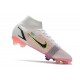 Nike Mercurial Superfly 8 Elite DF FG Bianco Nero Cremisi Vivace Rosa Blast