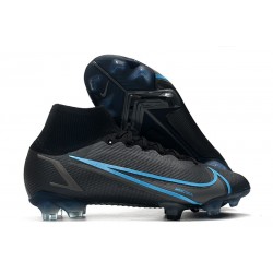 Nike Mercurial Superfly 8 Elite DF FG Nero Grigio Ferro