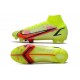 Nike Mercurial Superfly 8 Elite DF FG Volt Cremisi Vivace Nero