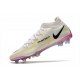 Nike Phantom GT Elite DF II FG Bianco Nero Cremisi Vivace Rosa Blast