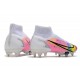 Nike Mercurial Superfly 8 Elite SG-Pro AC Bianco Nero Rosa