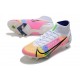 Nike Mercurial Superfly 8 Elite SG-Pro AC Bianco Nero Rosa