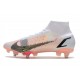 Nike Mercurial Superfly 8 Elite SG-Pro AC Bianco Nero Cremisi Vivace Rosa Blast