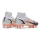 Nike Mercurial Superfly 8 Elite SG-Pro AC Bianco Nero Cremisi Vivace Rosa Blast